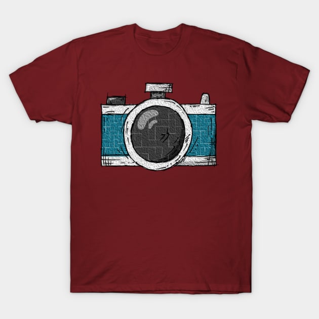 Camera T-Shirt by whatwemade